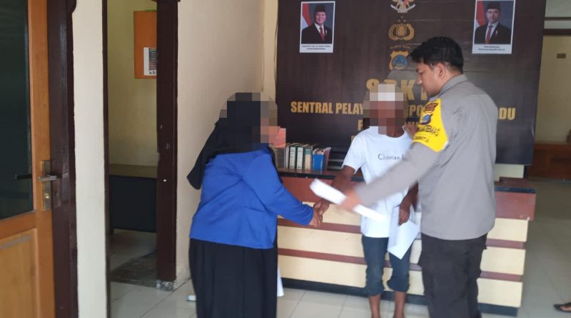 Polsek Bunta Sukses Mediasi KDRT Suami ke Istrinya Akibat Cemburu