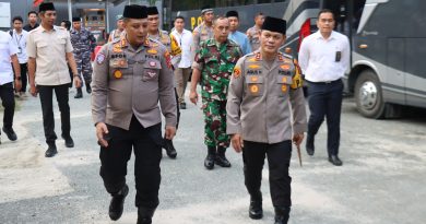 Giat Safari Ramadhan 1446 H Kapolda Sulteng di Sambut Kapolres Donggala  serta Forkopimda Kab.Donggala