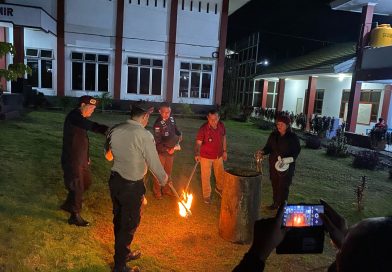 Polres Banggai dan Lapas Luwuk Gelar Razia Bersama