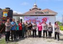 POLRESTA PALU SALURKAN BANTUAN AIR BERSIH UNTUK WARGA POBOYA.