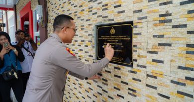 Peresmian Gedung Baru SPKT, Kapolres Banggai: Jangan Ada Air Mata Masyarakat Menetes di Gedung Ini