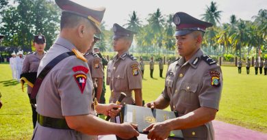 Tiga Siswa Diktukba Polri Angkatan 53 SPN Polda Sulteng Raih Predikat Berprestasi