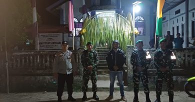 Polsek Lobangkurung Pastikan Ibadah Malam Natal 2025 di Tiga Kecamatan Berjalan Kondusif