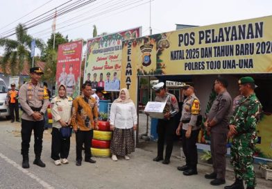 Jamin Kekhusyukan Ibadah Natal, Kapolres Touna Pimpin Safari Natal Bersama Forkopimda