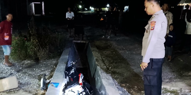 Polsek Bunta Gercep Tangani Dua Lakalantas dalam Semalam