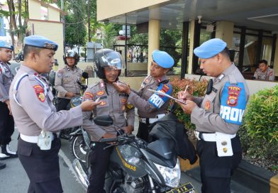 Pastikan Anggota Tertib Sebelum Tertibkan Masyarakat, Propam Polresta Palu Gelar Razia Internal