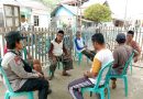 Sambang Duka di Desa Saiyong, Polsek Tinangkung Sampaikan Imbauan Kamtibmas dan Karhutla