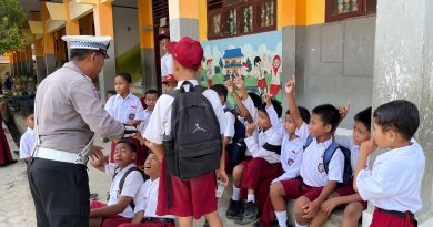 Tekan Angka Kecelakaan, Polres Banggai Kepulauan Tingkatkan Kesadaran Berlalu Lintas Lewat Polantas Menyapa