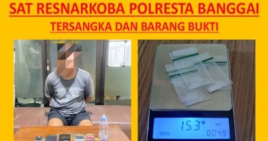 Terbukti Miliki 7 Paket Sabu, Seorang Pemuda di Bungin Timur, Luwuk Diciduk Polisi