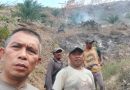 Respon Cepat Tanggapi Hotspot, Kapolsek Bokat Dan Ketua Dprd Buol Turun Langsung Padamkan Kebakaran Lahan 7 Hektar Di Bukal