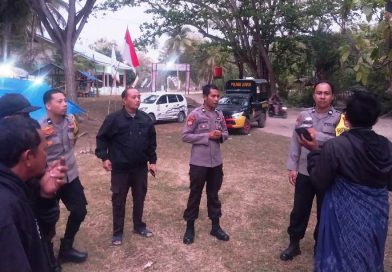 Polsek Luwuk Respon Laporan Terkait Sekelompok Pemuda Mabuk dan Bising di Perkemahan PMI Banggai