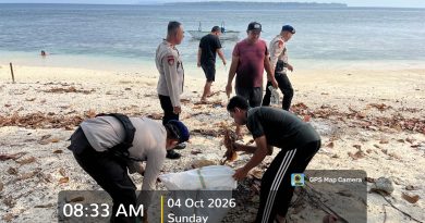Dukung Gerakan Indonesia ASRI 2026, Satpolairud Polres Bangkep Gelar Aksi Bersih Pantai Tungabe