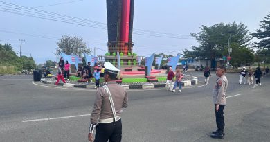 Amankan Car Free Day, Satlantas Polres Bangkep Pastikan Arus Lalu Lintas Aman dan Lancar