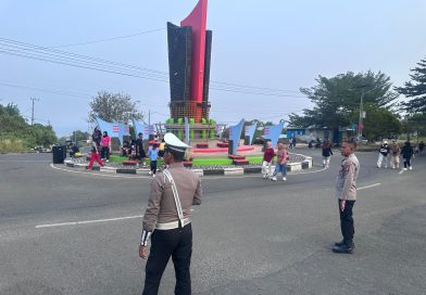 Amankan Car Free Day, Satlantas Polres Bangkep Pastikan Arus Lalu Lintas Aman dan Lancar