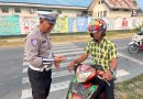Jaga Kamseltibcar Lantas Pagi Hari, Satlantas Polres Banggai Kepulauan Gelar Strong Point di Sejumlah Titik Rawan