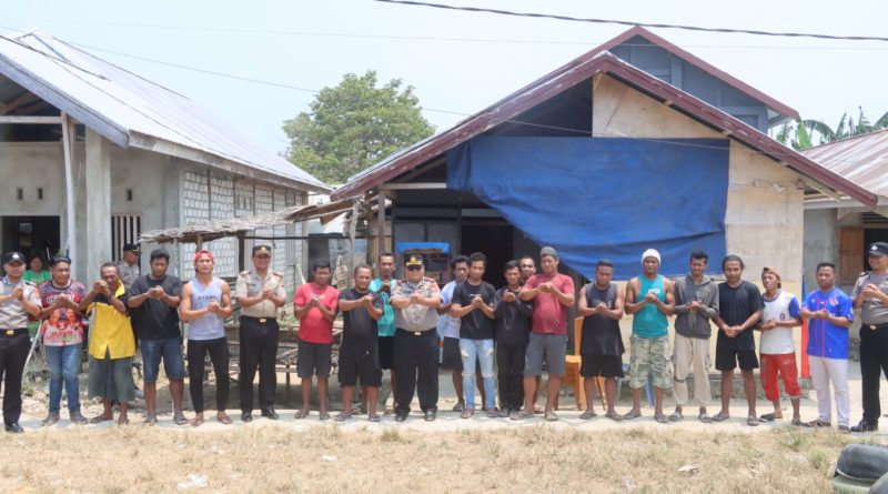 Dukung Quick Wins Kapolri, Polres Banggai Kepulauan Gelar Program Poliran di Desa Tompudau