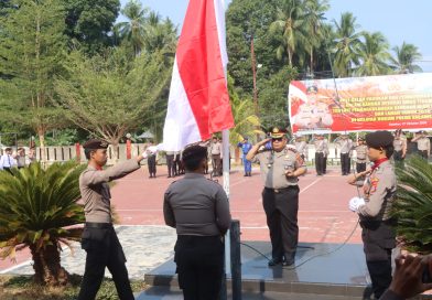 Polres Bangkep Gelar Upacara Sumpah Pemuda ke-98, Kapolres Tekankan Semangat Persatuan
