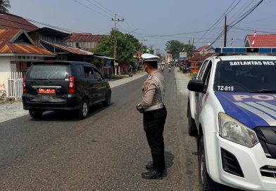 Satlantas Polres Touna Gelar Blue Light Patrol, Arus Lalu Lintas Lancar