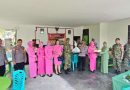 Kue HUT TNI Jadi Simbol Kekompakan, Kapolsek Nuhon Teguhkan Sinergi di Koramil Bunta