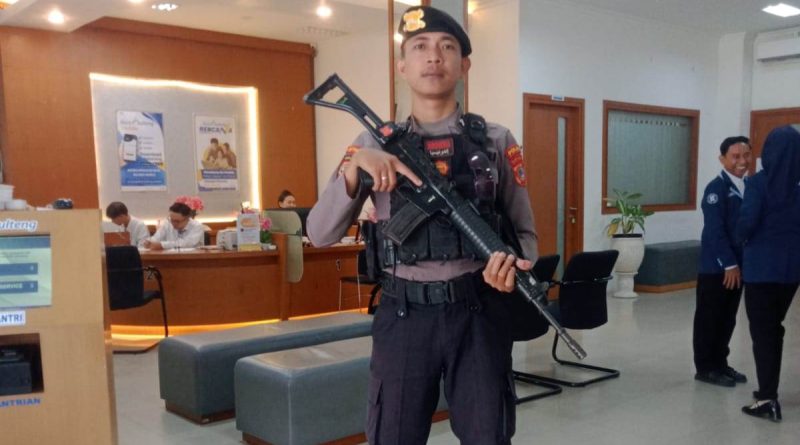 Kasat Samapta Polres Touna Pastikan Pengamanan Objek Vital Perbankan Berjalan Aman