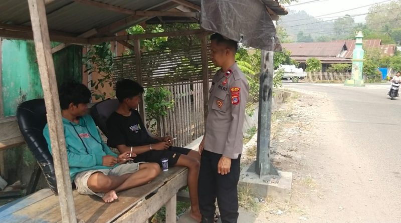Jaga Kondisivitas Siang Hari, Personel Polsek Biau Gelar Patroli Dialogis dan Sambangi Warga di Dua Kelurahan