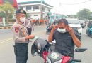 Polresta Banggai dan BPBD Bagikan 5 Ribu Masker untuk Lindungi Warga dari Kabut Asap