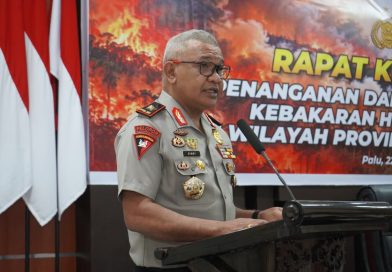 Pimpin Rakor Karhutla, Wakapolda Sulteng Tekankan Pentingnya Sinergi dan Kesiapsiagaan