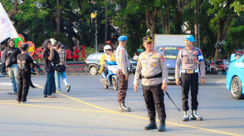 Kawal Aspirasi Mahasiswa SMI, Kapolresta Banggai Kedepankan Pelayanan Humanis