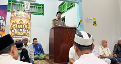 Dukung Program Prioritas Kapolri, Polda Sulteng Gelar Subuh Keliling Bersama Masyarakat