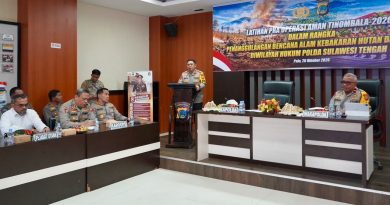 Pimpin Latihan Pra Ops Aman Tinombala, Kapolda Sulteng: Karhutla Jadi Perhatian Serius dan Berdampak serta Merugikan Semua Pihak