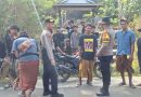 Antisipasi Karhutla, Polsek Batui Pantau Upacara Ngaben di Sukamaju