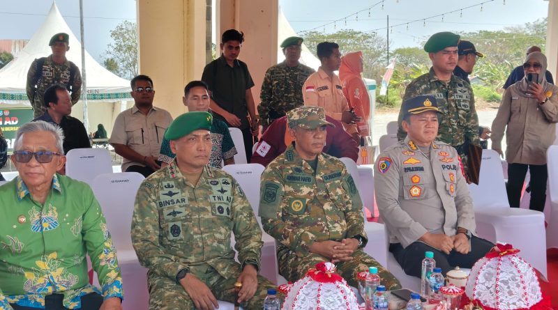 Irwasda Polda Sulteng Hadiri Pembukaan Bakti TNI AD untuk Rakyat, Dukung Sinergitas Untuk Pembangunan Daerah