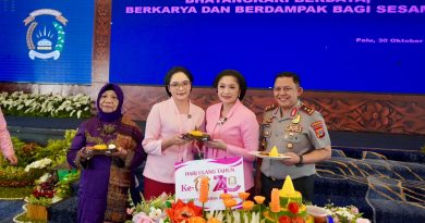 Syukuran HKGB ke-74, Kapolda Sulteng Apresiasi Peran Bhayangkari Dukung Tugas Polri