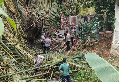 Kebakaran Lahan Tidur di Kampung Kodok Tolitoli Berhasil Dipadamkan, Polsek Baolan Bersama Damkar dan Warga Bergerak Cepat